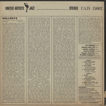 Art Blakey - 3 Blind Mice (UAJS 15002) LP 1962 US United Artists Jazz｜中古LP