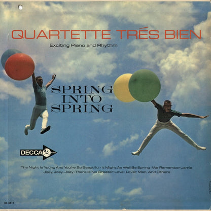 Quartette Tres Bien - Spring Into Spring (DL 4617) 1965 US Decca｜中古LP