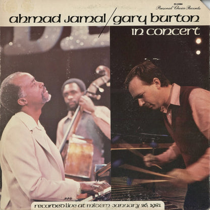 Ahmad Jamal, Gary Burton - In Concert (PC-51004) 1981 US Personal Choice｜中古LP