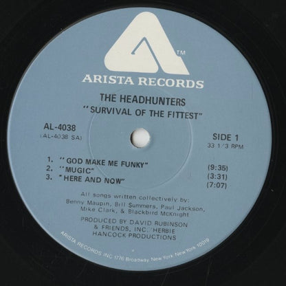 The Headhunters / ヘッドハンターズ / Survival Of The Fittest (AL-4038)