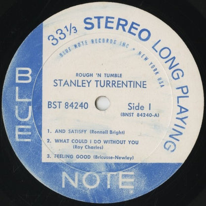 Stanley Turrentine / スタンリー・タレンタイン / Rough 'N Tumble (BST 84240)