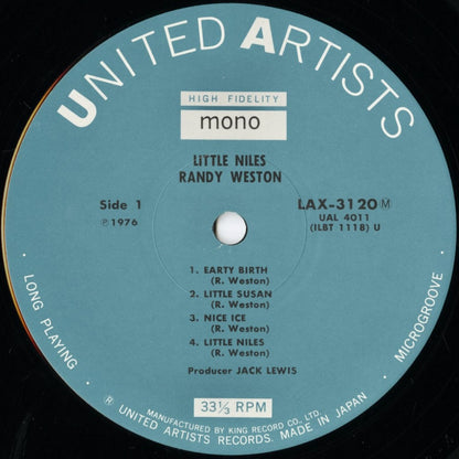 Randy Weston – Little Niles (LAX 3120(M)) LP 1976 JPN United Artists - キングレコード | 中古LP