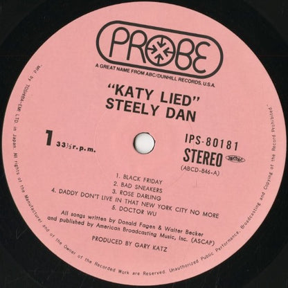 Steely Dan / スティーリー・ダン / Katy Lied (IPS-80181)