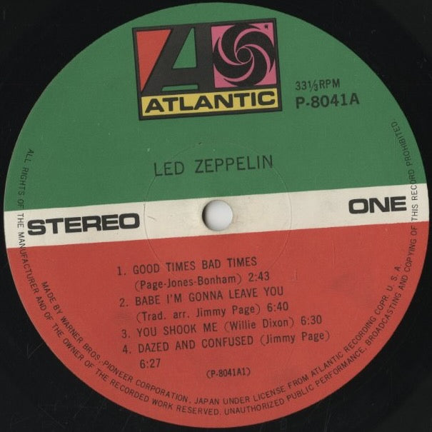 Led Zeppelin / レッド・ツェッペリン / Led Zeppelin (P-8041A)