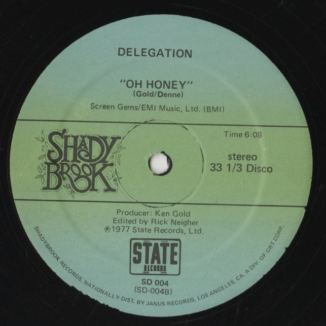 Delegation / デレゲーション / Oh Honey (SD 004)