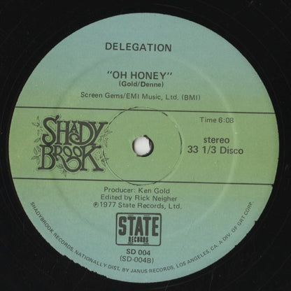 Delegation / デレゲーション / Oh Honey (SD 004)