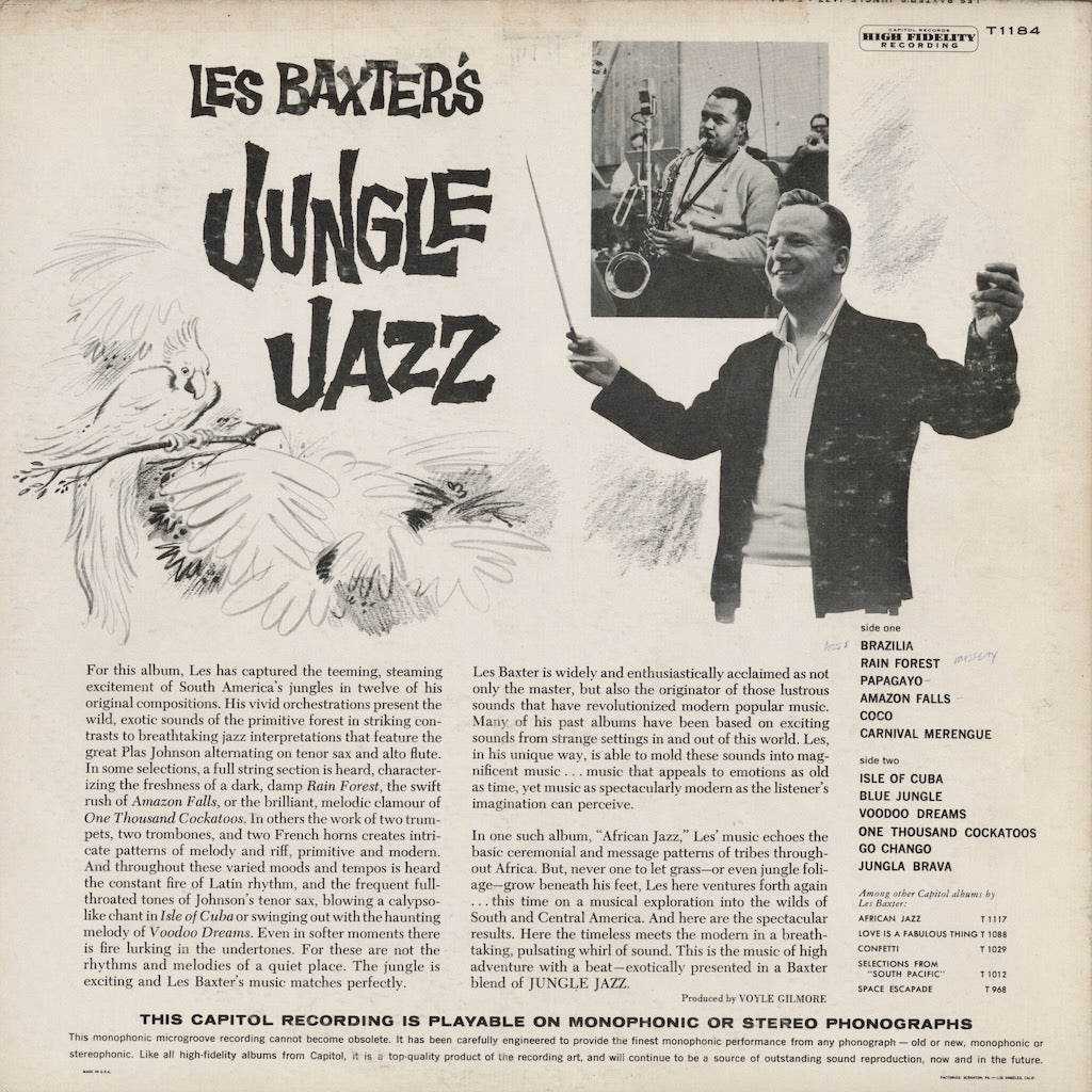 Les Baxter / レス・バクスター / Jungle Jazz (T-1184)