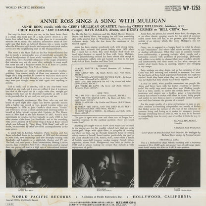 Annie Ross / アニー・ロス / Sings a Song With Mulligan (PAJ-70218)