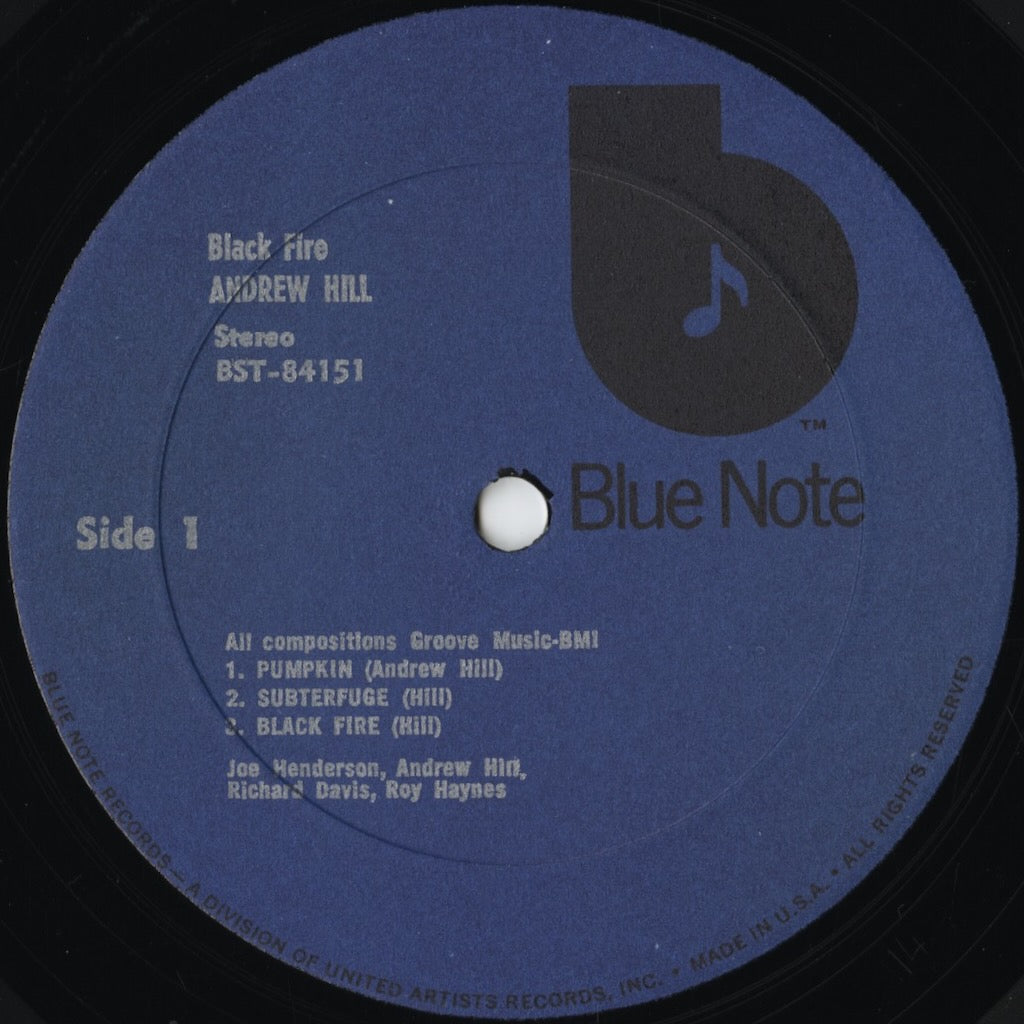 Andrew Hill - Black Fire (BST-84151) LP 1973 US Blue Note｜中古LP
