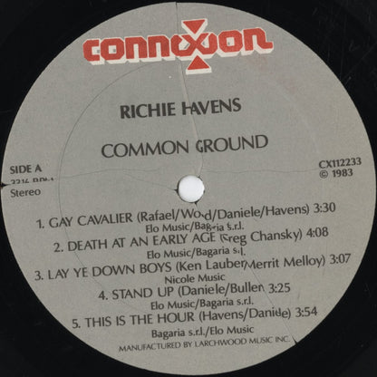 Richie Havens - Common Ground (CX 112233) 1983 US Connexion｜中古LP