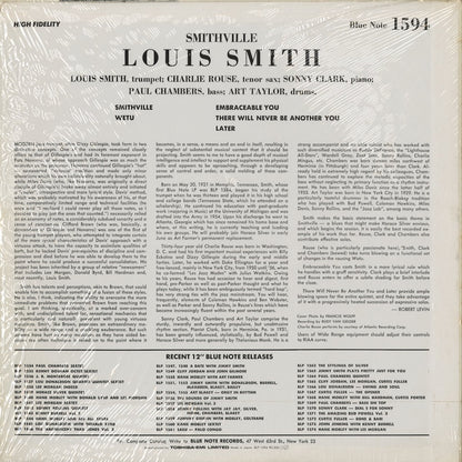 Louis Smith - Smithville (BLP 1594) 1984 JPN Blue Note｜中古LP