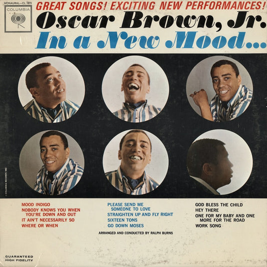Oscar Brown Jr. / In A New Mood (CL 1873) Columbia