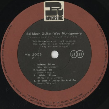 Wes Montgomery / ウェス・モンゴメリー / So Much Guitar! (MW 2003)