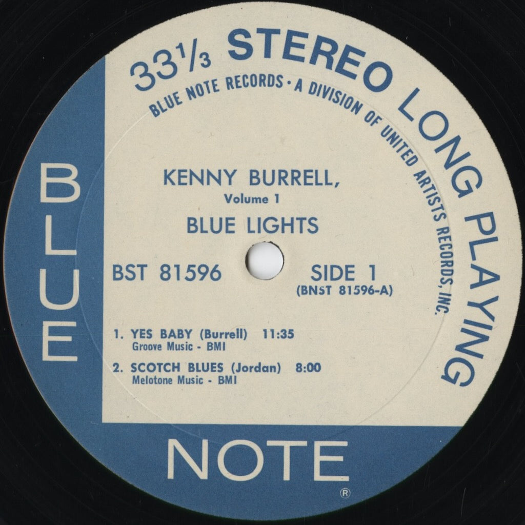 Kenny Burrell – Blue Lights Volume 1 (BST 81596) LP US Blue Note – United Artists｜中古LP