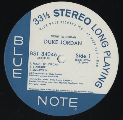 Duke Jordan – Flight To Jordan (GXK-8119) LP 1979 JPN Blue Note | 中古LP