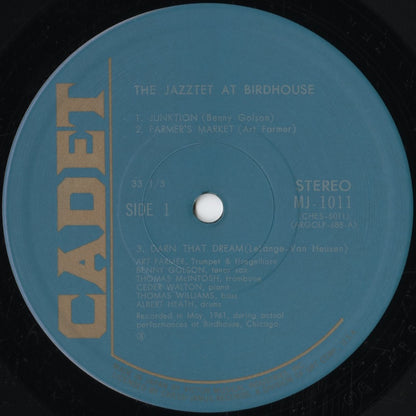 The Jazztet (Art Farmer, Benny Golson) - The Jazztet At Birdhouse (MJ-1011) LP 1975 JPN Cadet