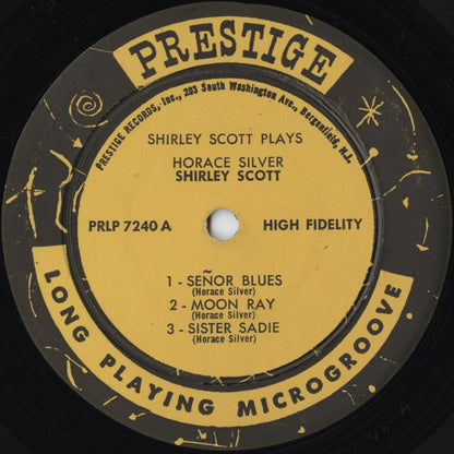 Shirley Scott – Plays Horace Silver (PRLP 7240) LP 1962 US Prestige | 中古LP