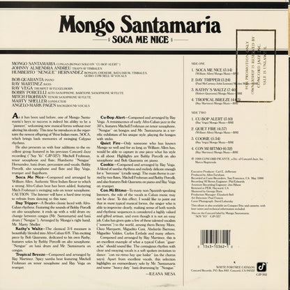 Mongo Santamaria - Soca Me Nice (CJP-362) 1988 US Concord Jazz Picante｜中古LP