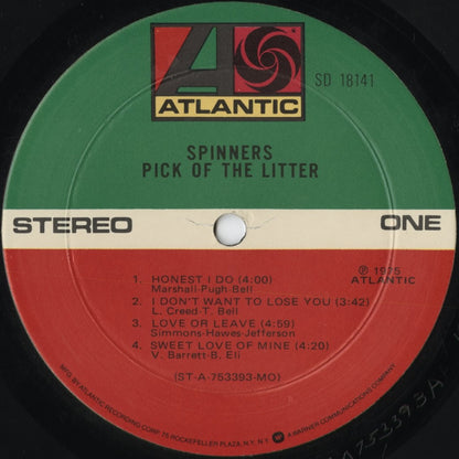 Spinners - Pick Of The Litter (SD 18141) 1975 US Atlantic｜中古LP