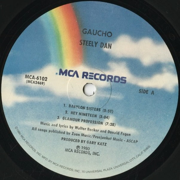 Steely Dan / スティーリー・ダン / Gaucho (MCA-6102)