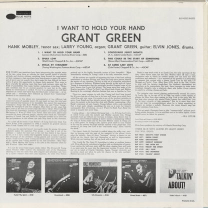Grant Green / グラント・グリーン / I Want To Hold Your Hand (BST-84202)