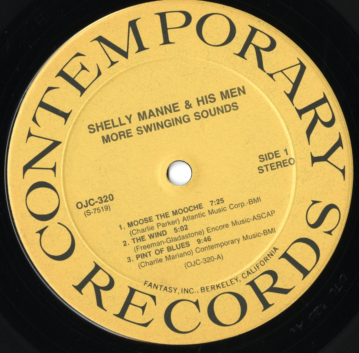 Shelly Manne / シェリー・マン / More Swinging Sounds (OJC-320)