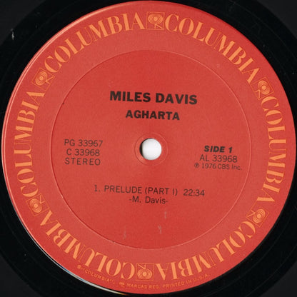Miles Davis – Agharta (PG 33967) LP 1976 US Columbia | 中古LP