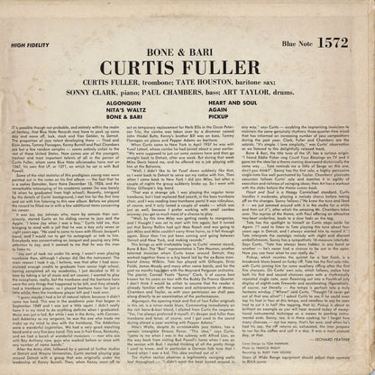 Curtis Fuller / Bone & Bari (BLP 1572) 1972 US Blue Note｜中古LP