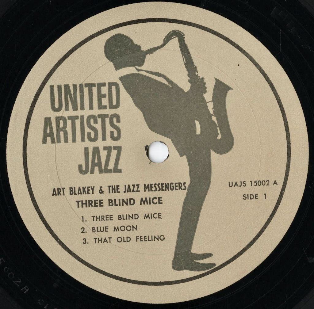 Art Blakey - 3 Blind Mice (UAJS 15002) LP 1962 US United Artists Jazz｜中古LP