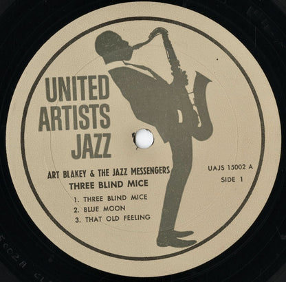 Art Blakey - 3 Blind Mice (UAJS 15002) LP 1962 US United Artists Jazz｜中古LP