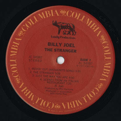 Billy Joel - The Stranger (JC 34987) LP 1977 US Columbia｜中古LP
