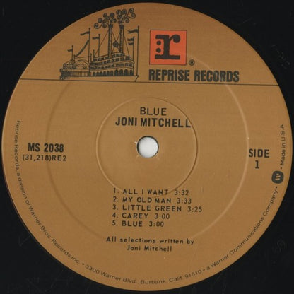 Joni Mitchell / ジョニ・ミッチェル / Blue (MS 2038)