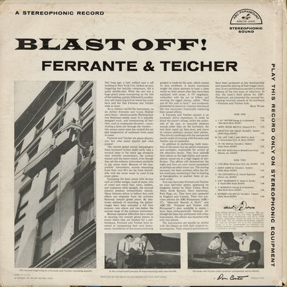Ferrante And Teicher - Blast Off! (ABCS-285) 1959 US ABC-Paramount｜中古LP