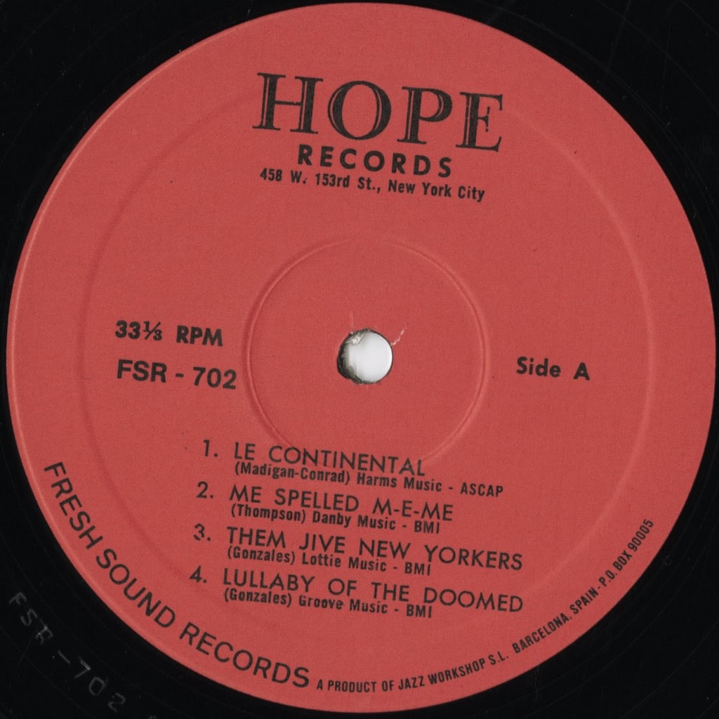 Babs Gonzales - Voila (FSR-702) LP 1989 SPA Fresh Sound｜中古LP