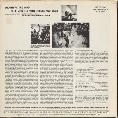Blue Mitchell - Smooth As The Wind (RLP 9367) LP 1961 US Riverside｜中古LP