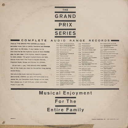 Huey "Piano" Smith & Frank Motley / Rocking Pneumonia (K-418) LP US Grand Prix Series MONO
