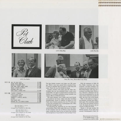 Petula Clark / ペトゥラ・クラーク / Petula Clark In Hollywood (NLP5506)