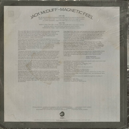 Jack McDuff - Magnetic Feel (CA 60039) LP 1975 US Cadet｜中古LP