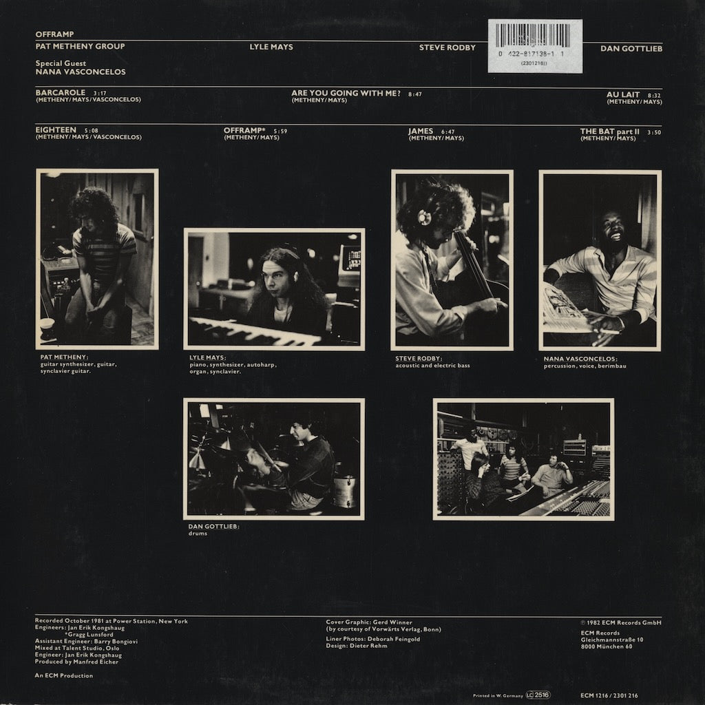 Pat Metheny / パット・メセニー / Offramp (ECM-1216)独オリジナル盤