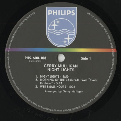Gerry Mulligan / ジェリー・マリガン / Night Lights (UCJU-9075)