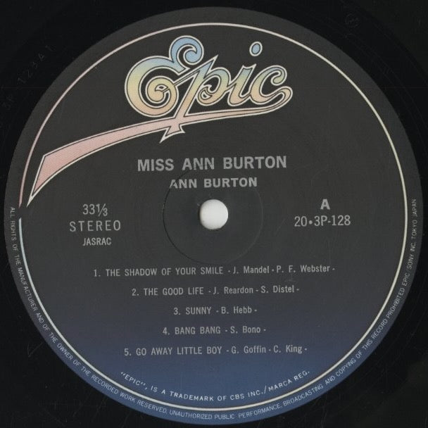 Ann Burton / アン・バートン / Miss Ann Burton (20・3P-128)