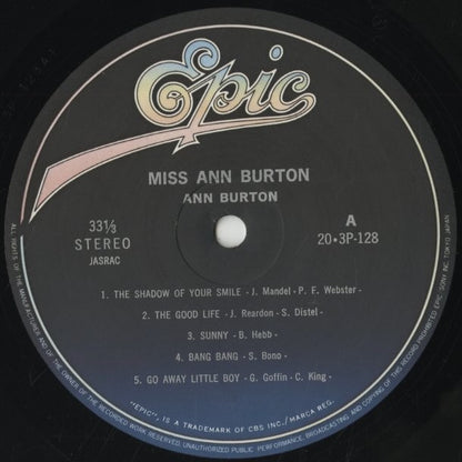 Ann Burton / アン・バートン / Miss Ann Burton (20・3P-128)