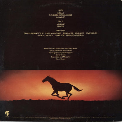 Dave Grusin - One Of A Kind (GRP-A-1011) 1984 US GRP Records｜中古LP