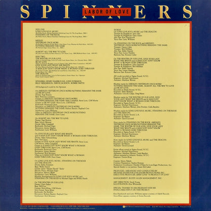Spinners - Labor Of Love (SD 16032) LP 1981 US Atlantic｜中古LP