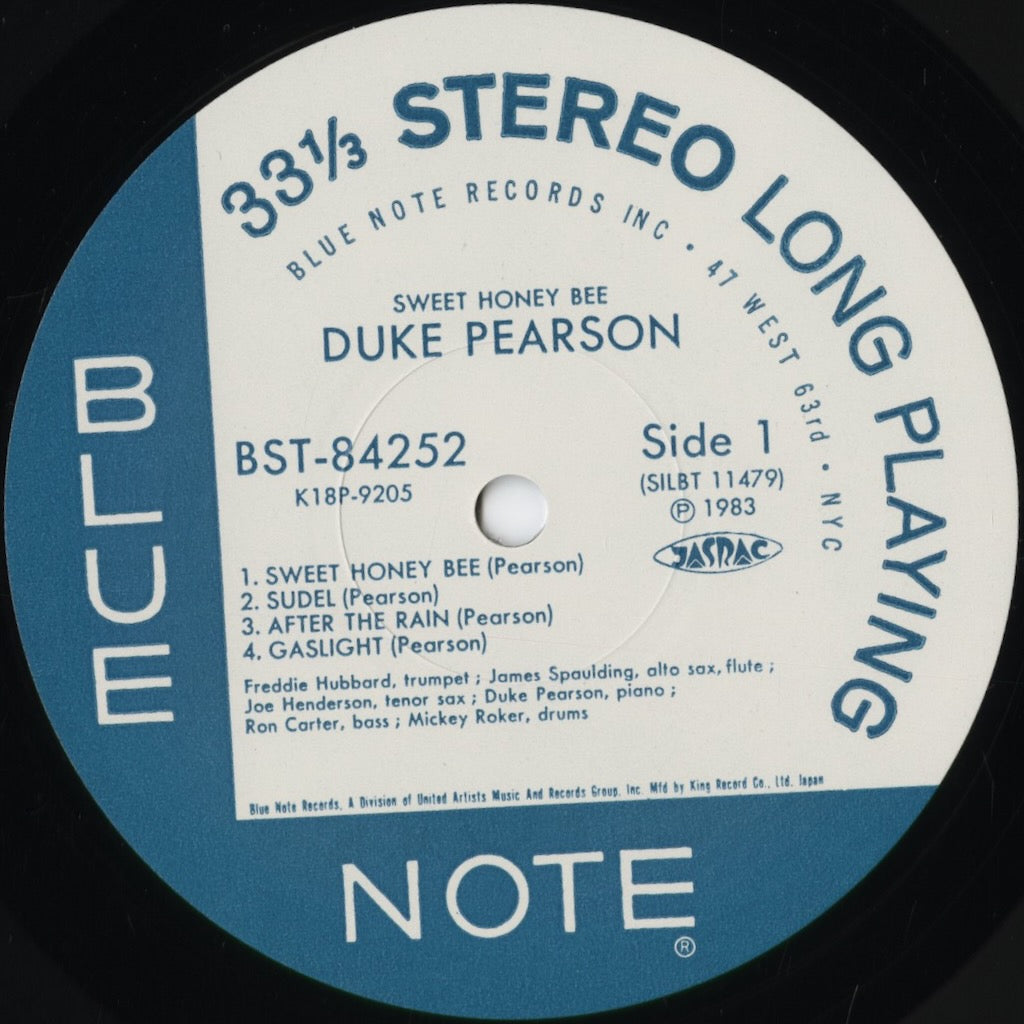 Duke Pearson - Sweet Honey Bee (K18P-9205) 1983 JPN Blue Note｜中古LP
