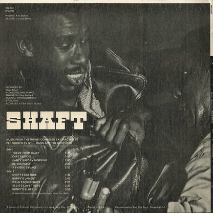 Soul Mann & The Brothers - Shaft (SPC3290) 1971 US Pickwick｜中古LP