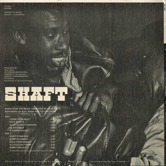 Soul Mann & The Brothers - Shaft (SPC3290) 1971 US Pickwick｜中古LP