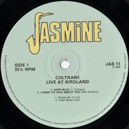 John Coltrane / ジョン・コルトレーン / Live At Birdland (JAS 11)