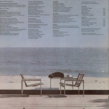 Art Garfunkel - Watermark (JC 34975) 1978 US Columbia｜中古LP