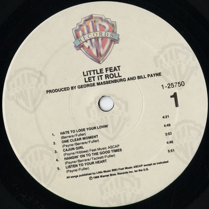 Little Feat - Let It Roll (1-25750) 1988 US Warner｜中古LP